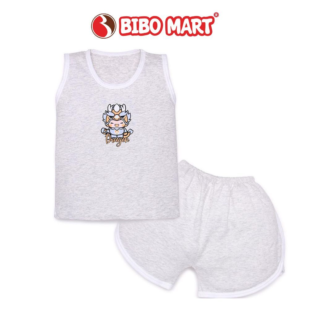 (QT) Bộ Quần Áo Cotton IQ Baby Cho Bé 6-12 tháng - Bibomart