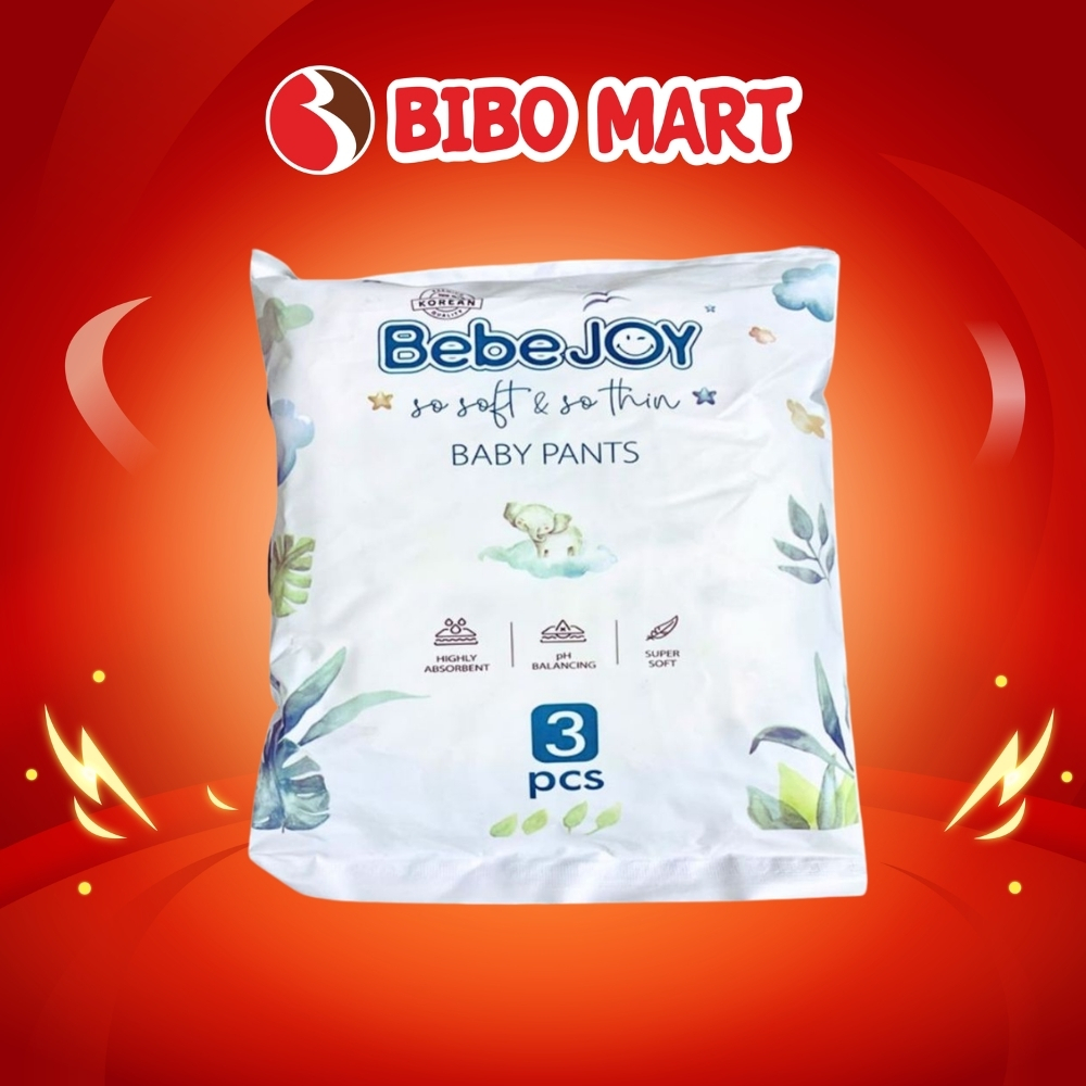 [QT] Bịch 3 miếng bỉm dán/bỉm quần BebeJoy - Bibomart