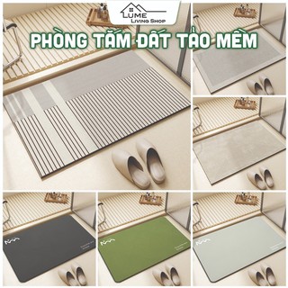Thảm nhà tắm chống trượt thấm nước | Silicon khô nhanh đế cao su - An toàn dễ vệ sinh cho nhà tắm & nhà bếp