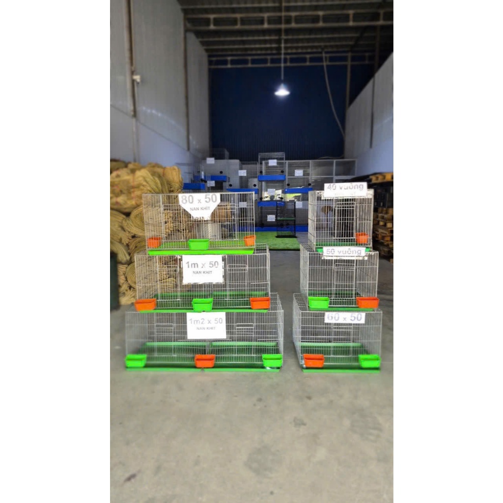Lồng Úm Gà Con,Bồ Câu,Chim,Chó,Mèo,Thỏ,Bọ Ú Nan Khít 40Vuông,50V,60V, 60x50, 80x50, 1mx50, 1m2x50cm 