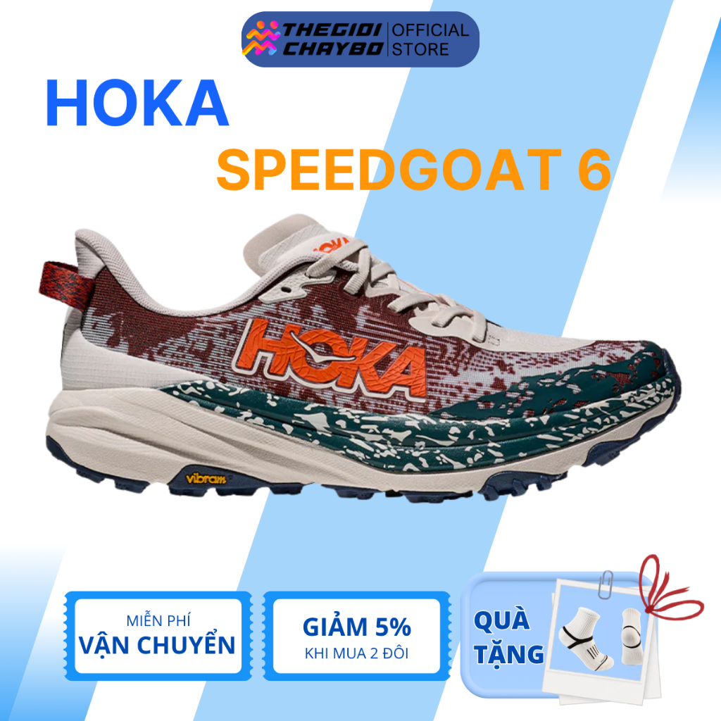 [Deal 20%] Hoka Speedgoat 6 - Giày Chạy Bộ Địa Hình Hoka Nam Nữ Chính Hãng