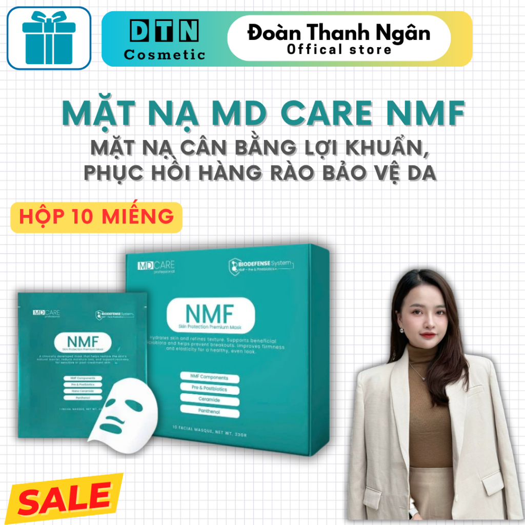 [ HỘP 10 MIẾNG ] Mặt nạ MD Care NMF Skin Protection Premium Mask