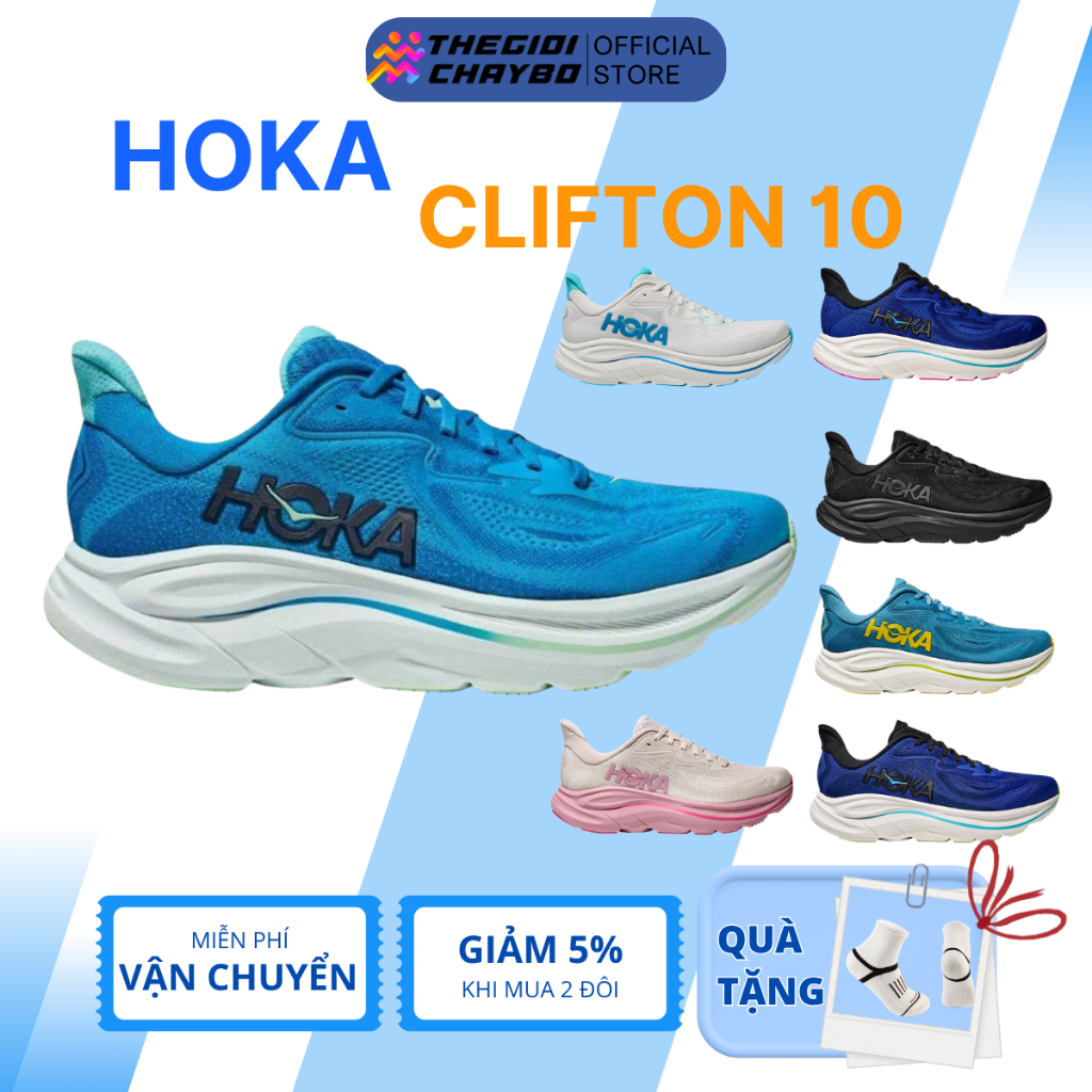 [Deal 20%] Hoka Clifton 10 - Giày Chạy Bộ Hoka Nam Nữ Chính Hãng