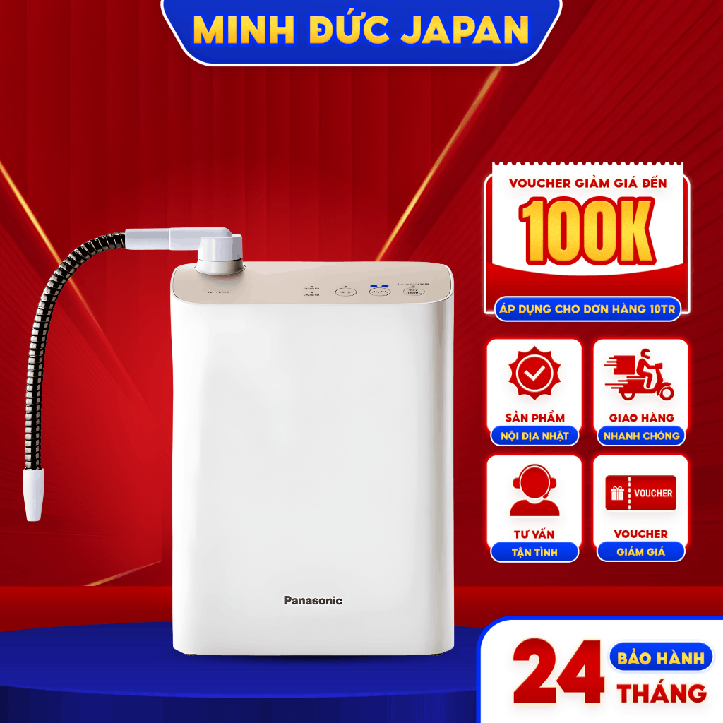 Máy lọc nước ION kiềm Panasonic TK-AS31 3 chế độ nước