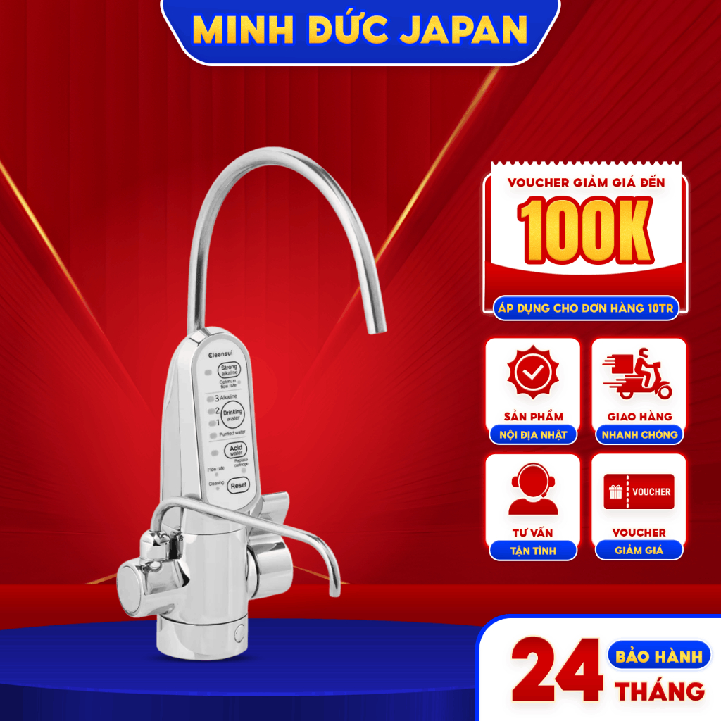 Máy lọc nước Điện giải Ion kiềm Mitsubishi Cleansui EU301 BẢO HÀNH CHÍNH HÃNG