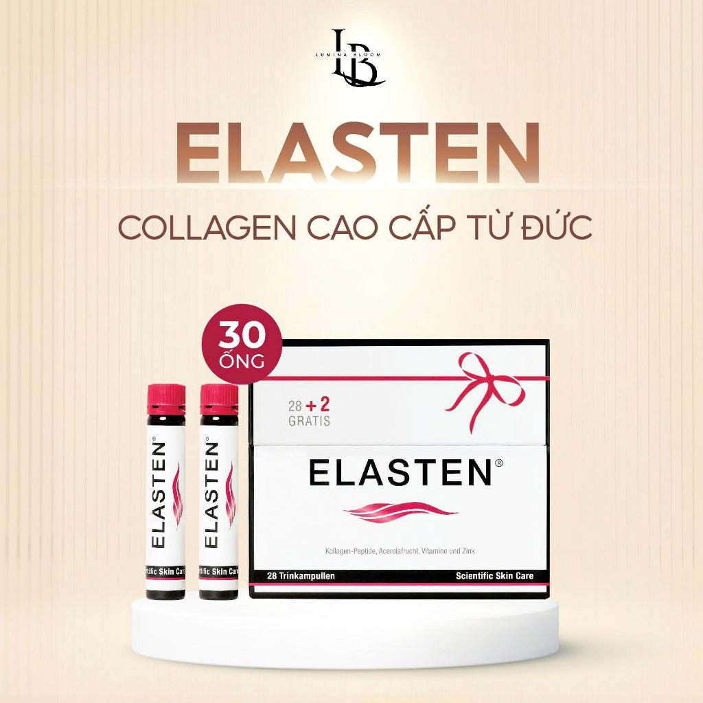 Elasten Collagen Elasten (30 ống/hộp) từ Đức tăng cường đàn hồi da chống lão hoá tóc chắc khoẻ.