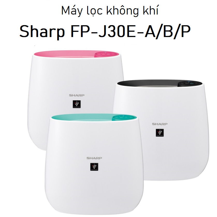 Máy lọc không khí Sharp FP-J30E-P - Diện tích phòng < 23m², 7,000 ion/cm³ - Màu Hồng