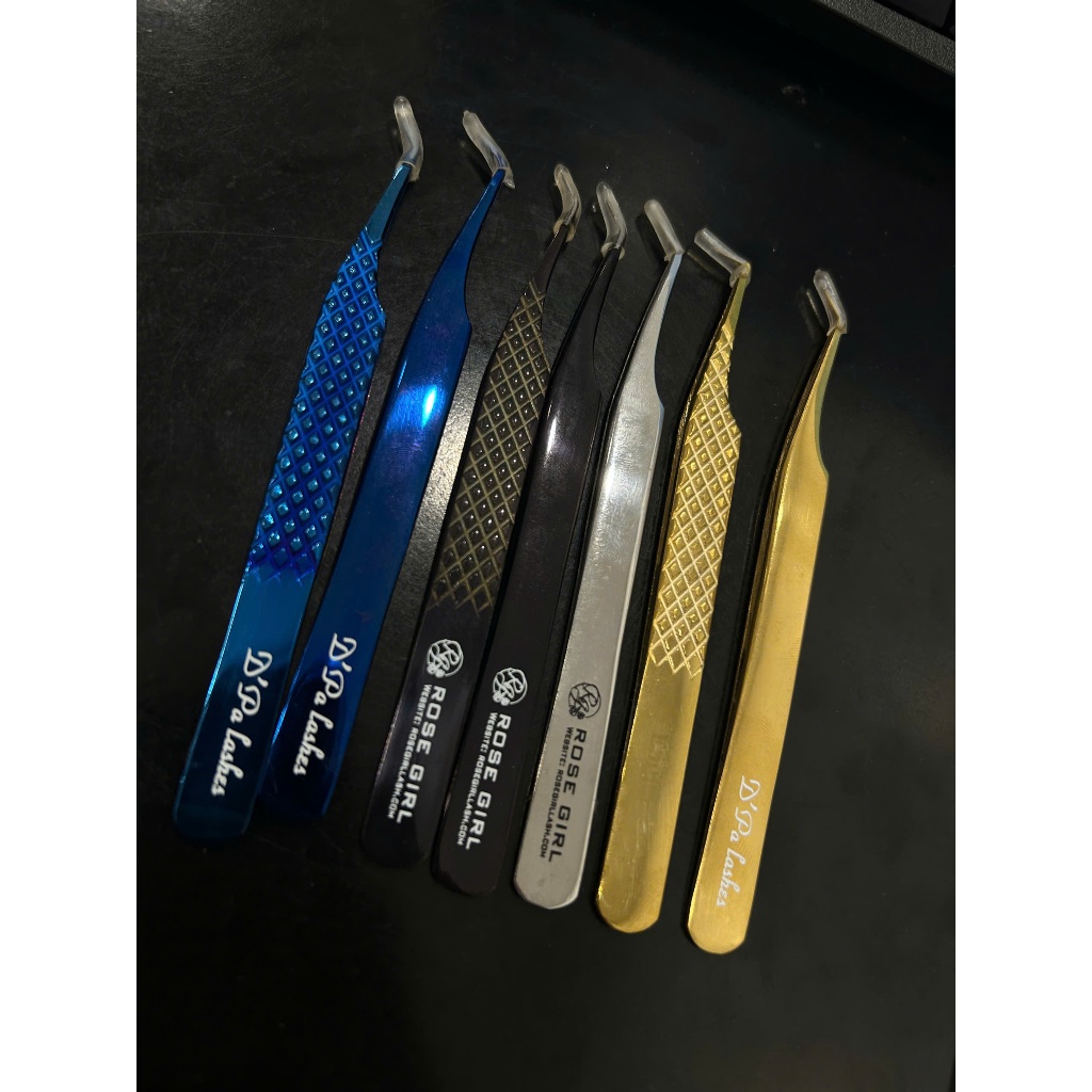 (BAO TEST) Nhíp L45, Nhíp nối mi Classic cong 45 độ cao cấp, dùng tách, nối classic, gắp mi