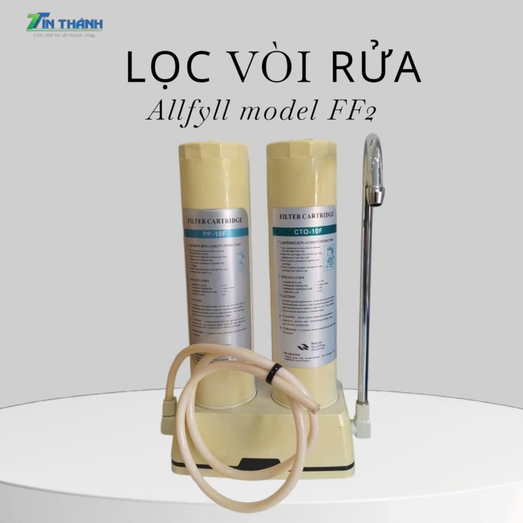 LỌC VÒI RỬA ALLFYLL FF2 – LỌC SẠCH NHANH, DÙNG LIỀN TAY