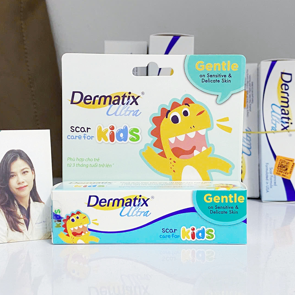 Gel bôi sẹo Dermatix Ultra Scar Care For Kids Menarini phù hợp cho trẻ em