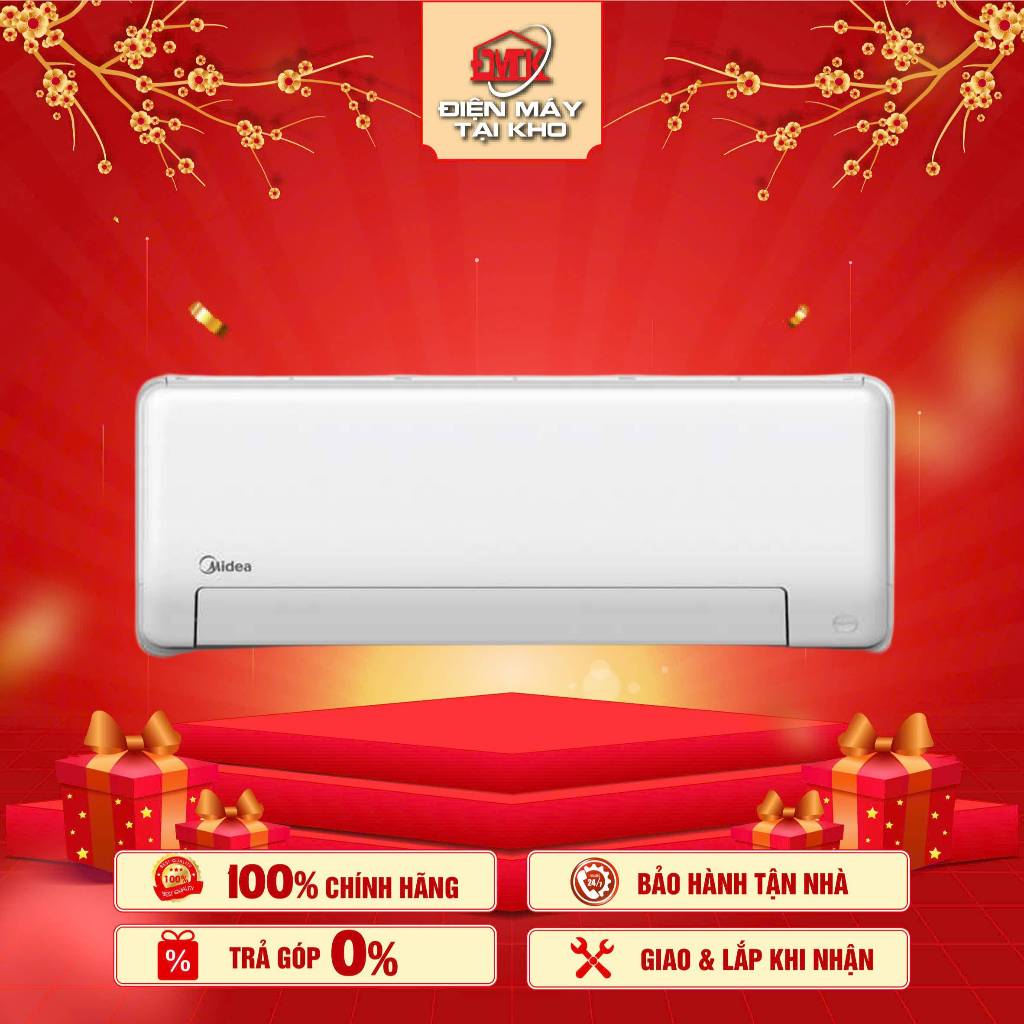 Điều hòa Midea 1 chiều 9000Btu Inverter MSCE-10CRFN8