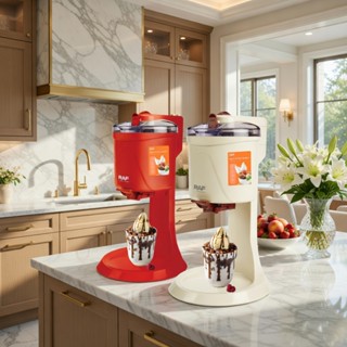 Máy làm kem tươi, kem trái cây tự động - Làm kèm ngay tại nhà cho các bé - an toàn - sạch sẽ