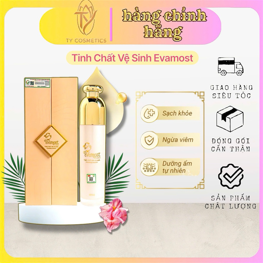 Tinh chất Dung dịch vệ sinh Evamost Premium 120ml + 15ml
