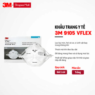 Khẩu Trang Bảo Vệ Hô Hấp 3M VFlex 9105