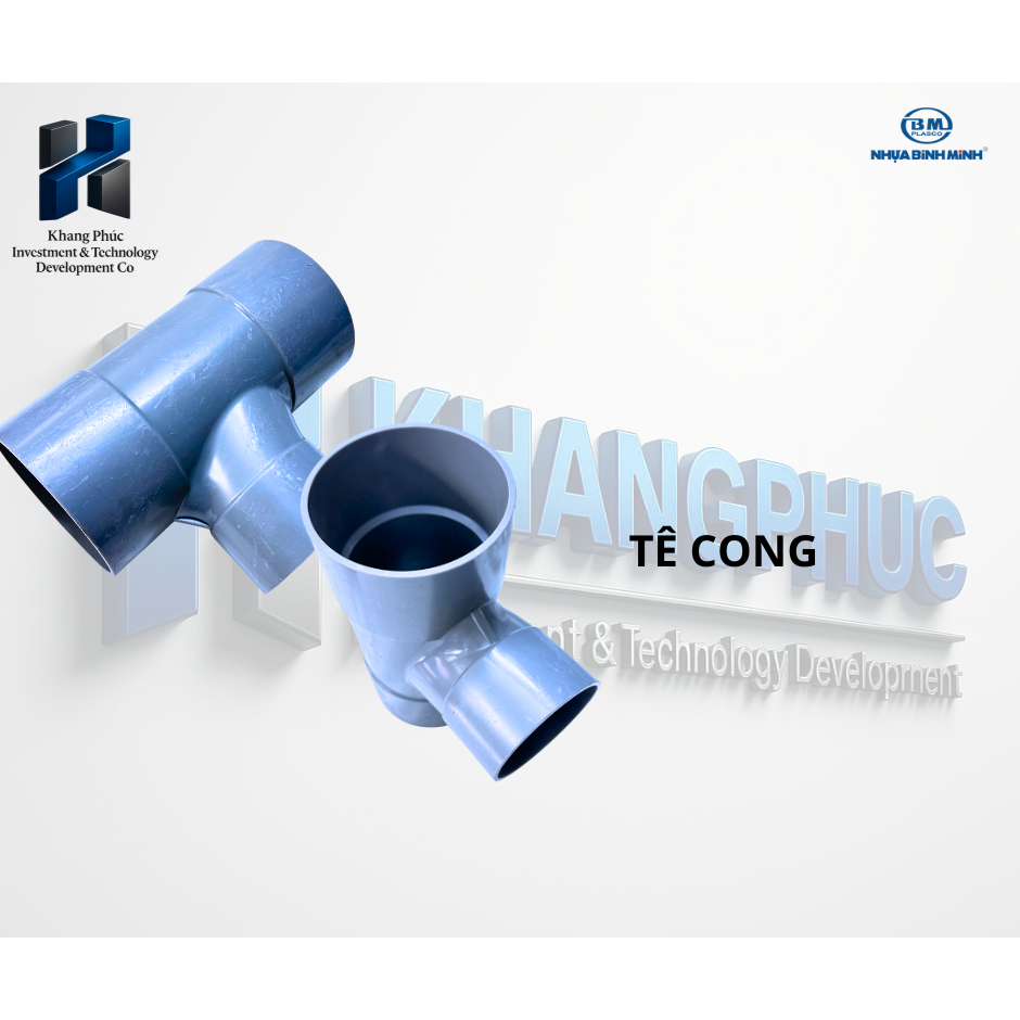 [BÌNH MINH] T CONG NHỰA PVC UPVC SIZE 114MM