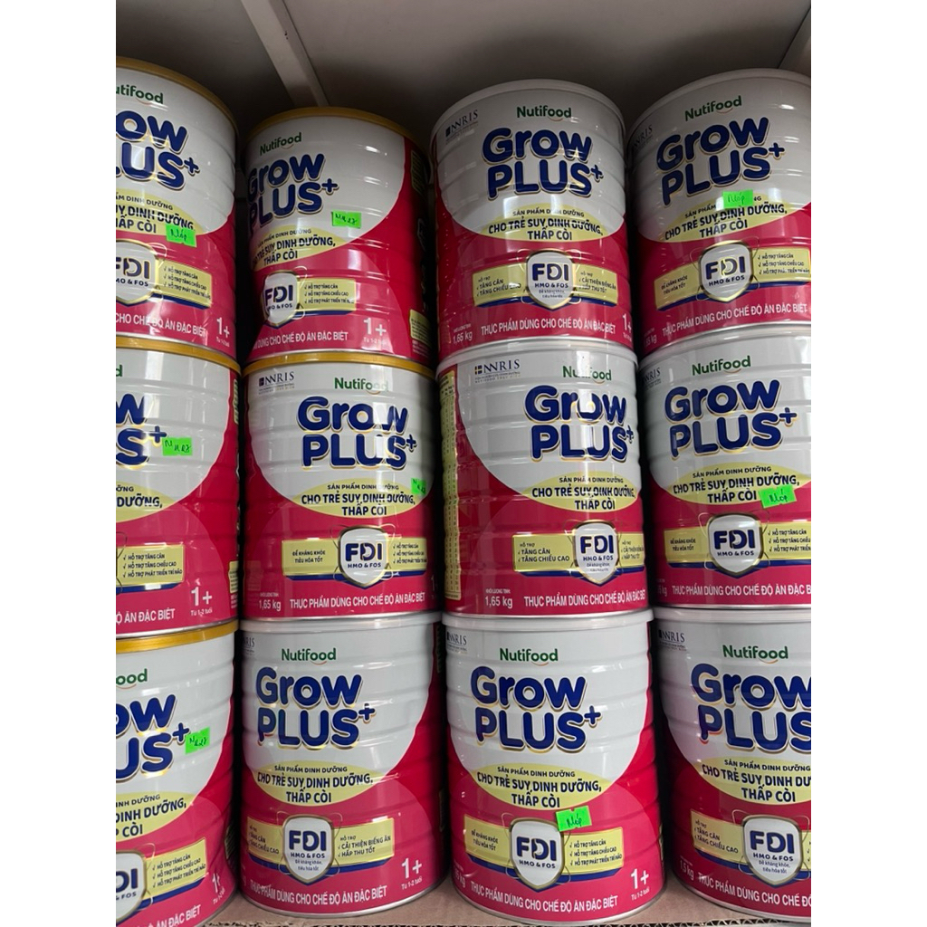 Sữa bột Nutifood Grow Plus 1+ 1,5kg date 2027 móp