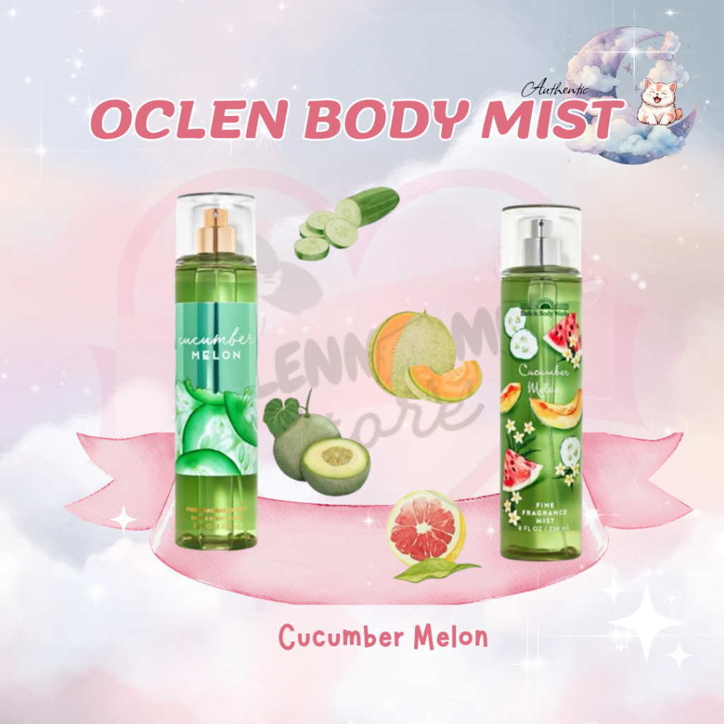 [Bath and Bodyworks] Xịt thơm toàn thân mùi CUCUMBER MELON