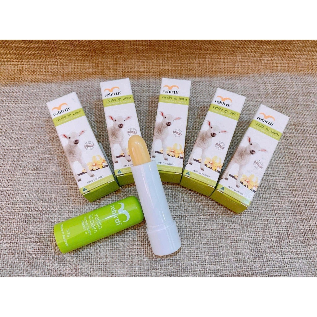 Son Dưỡng Môi  Cừu Rebirth ÚC( xanh)