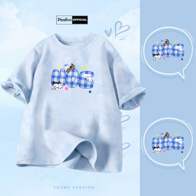Áo Thun Loang, Áo Loang Unisex By PEABOO Mã TL BST 04 Chất Cotton Form Rộng Cho Nam Nữ