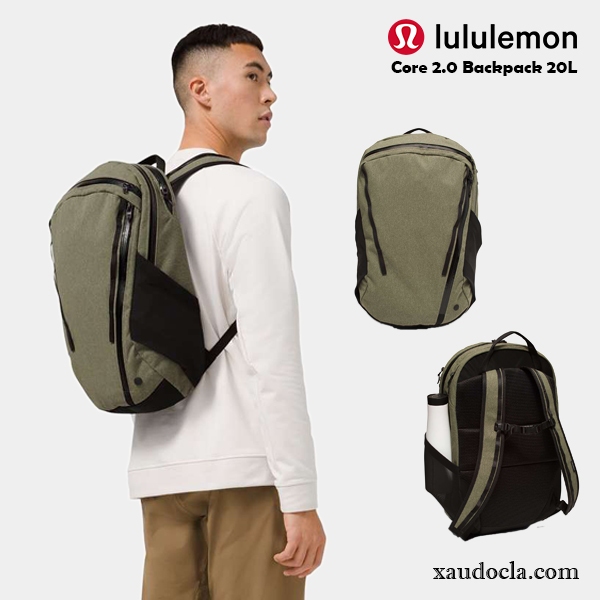 Balo Dùng Hằng Ngày Có Đai Ngực Cố Định LULULEMON Core Backpack 2.0 20L