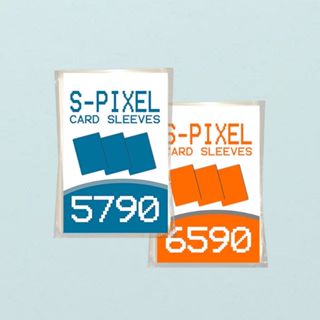 THE KAS - 100 Bọc bài Sleeves S-PIXEL bảo vệ photocard, card bo góc, thẻ bài boardgame