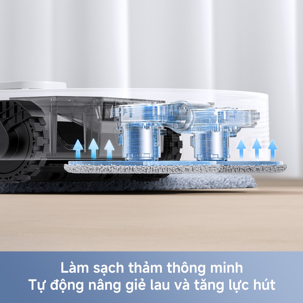 Robot Hút Bụi Lau Nhà Mova E40 Ultra | Lực Hút 19.000Pa | Tự Động Giặt Sấy Giẻ Lau | Bảo Hành 36 Tháng | BigBuy360 - bigbuy360.vn