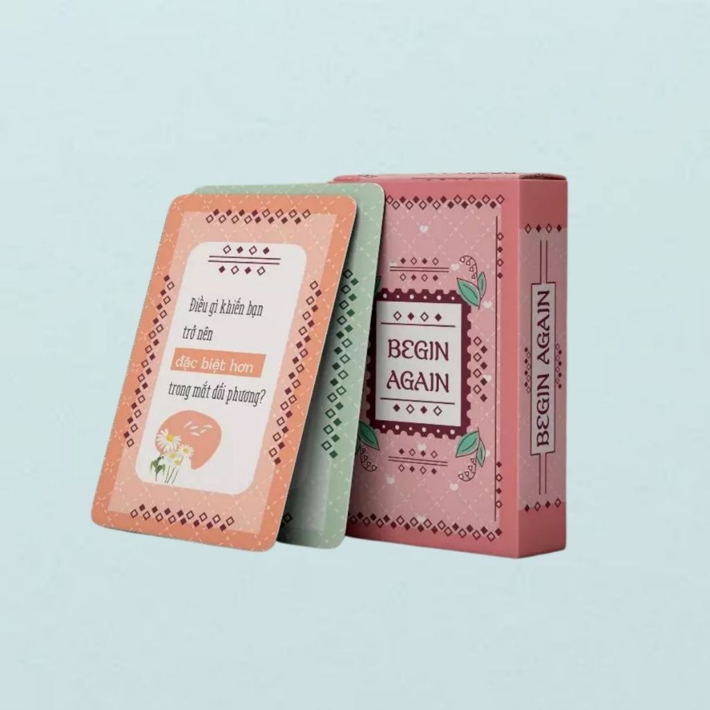 Bộ bài Begin Again cho cặp đôi, giúp thấu hiểu nhau hơn và giải quyết hiểu lầm cuộc sống
