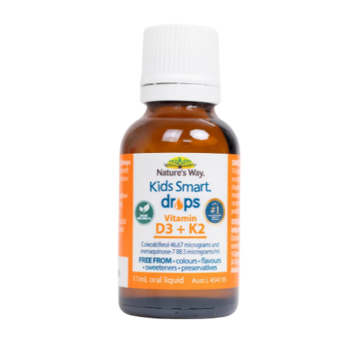 (HÀNG CHÍNH HÃNG TEM PHỤ ) Nature's Way Kids Smart Drops Vitamin D3 + K2 - Bổ sung D3K2 cho bé
