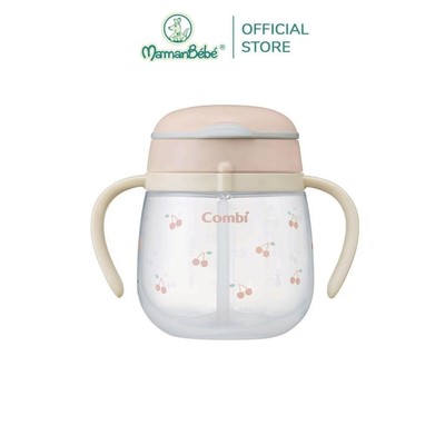Bình nước Combi LakuMug bước 6 dung tích 240ml Cherry