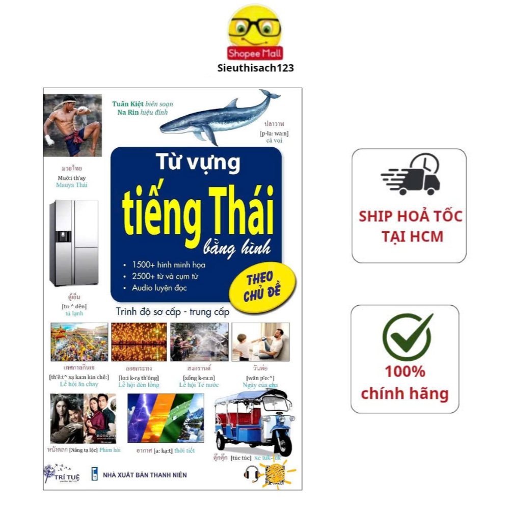 Sách - Từ vựng Tiếng Thái bằng hình