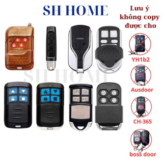 Điều khiển cửa cuốn học lệnh thông minh 433mhz-Remote cửa cuốn đã kèm pin.