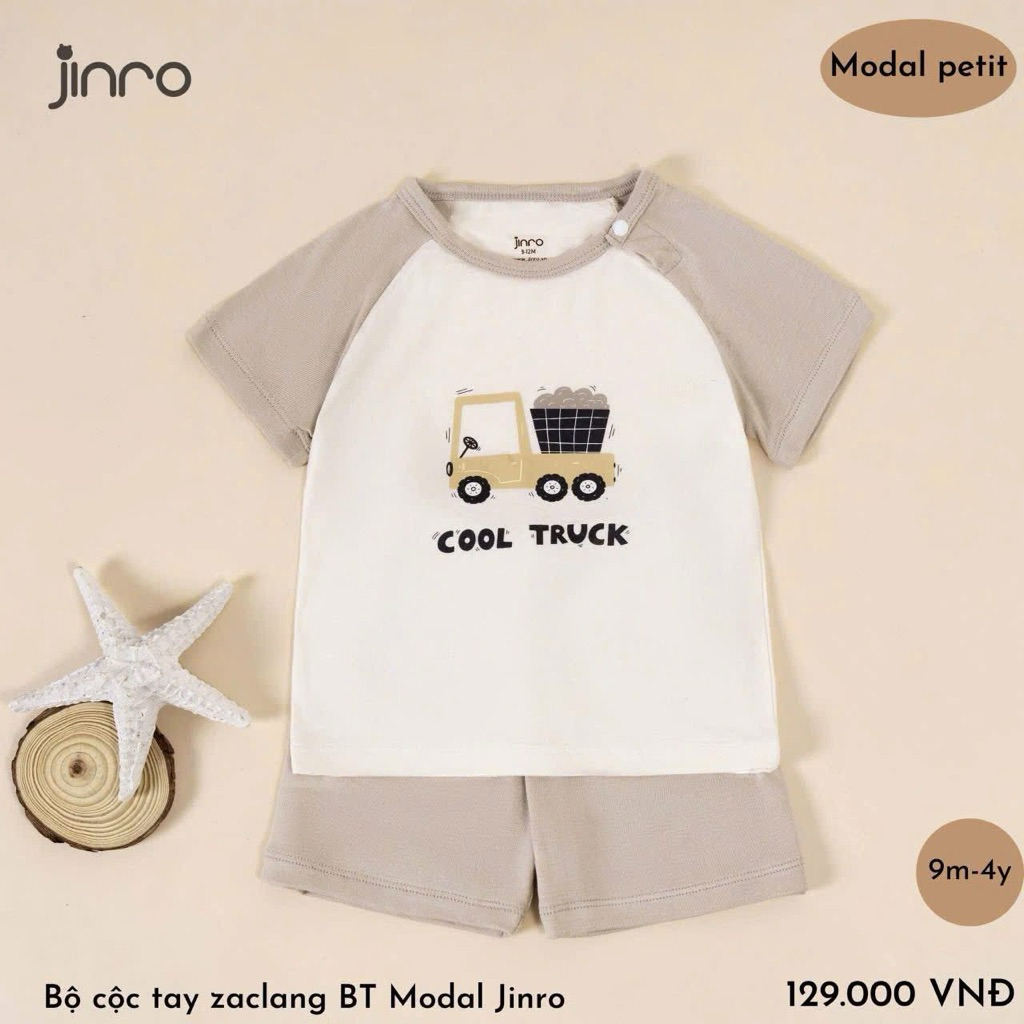 | Jinro | Bộ cộc tay zaclang cho bé bé trai