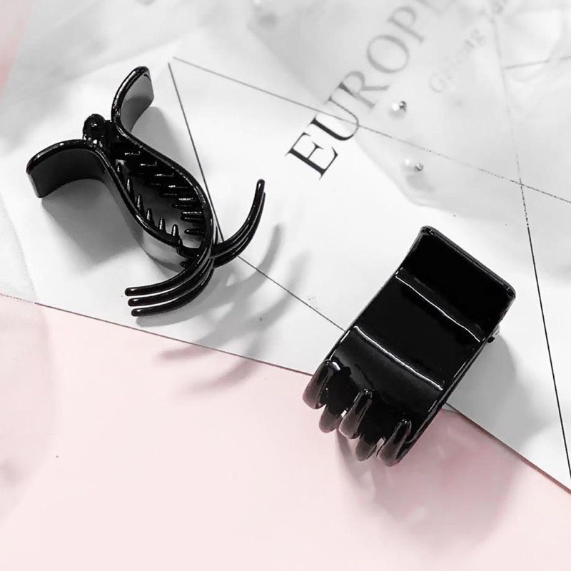 Set 12 Kẹp càng cua #TQ01 #TQ02 kẹp tóc càng cua 3 răng và 5 răng nhựa cao cấp - Kẹp Tóc Xinh 2k