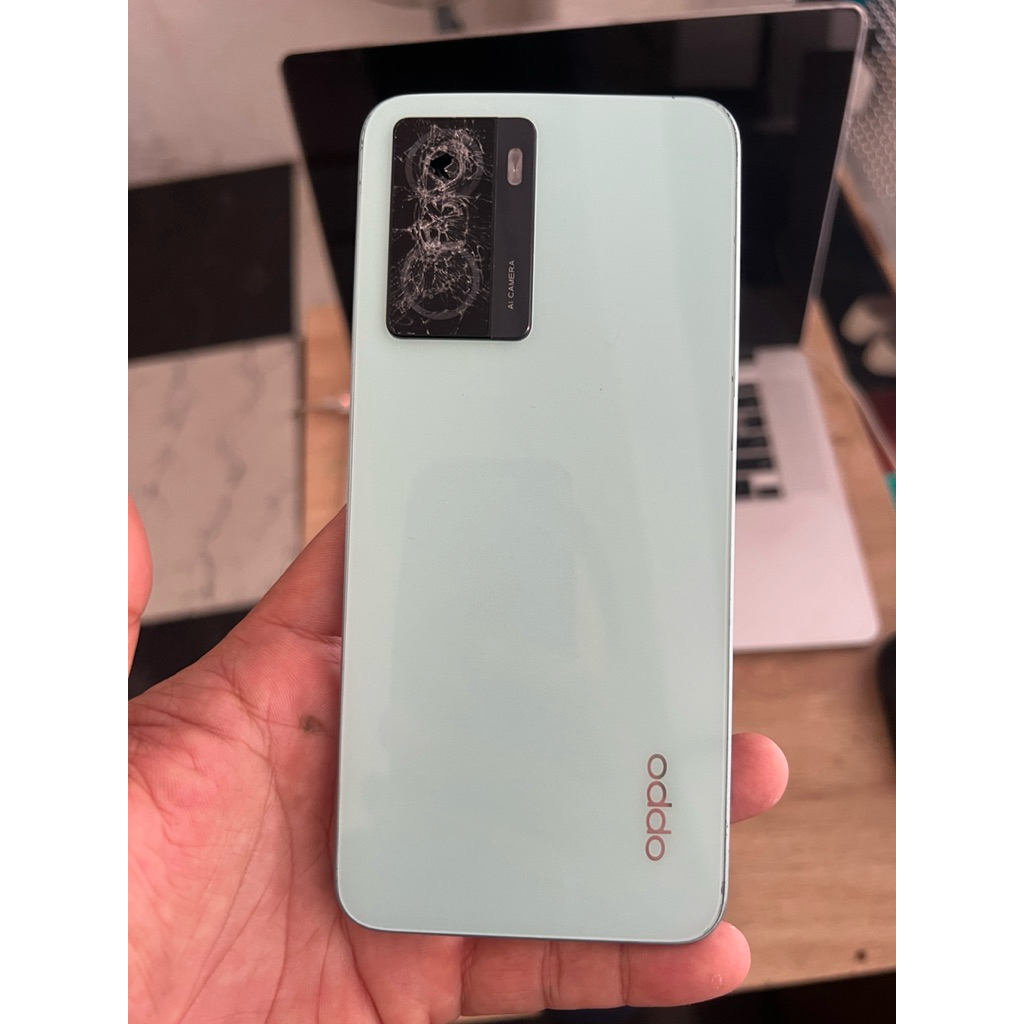 Bộ vỏ sườn cũ oppo a57/a77 bỏ kính cam