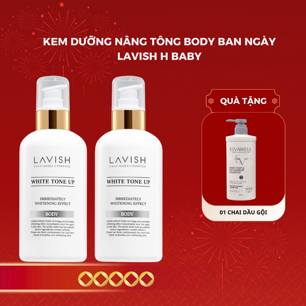 Kem dưỡng trắng dành cho body Ban ngày Lavish H baby