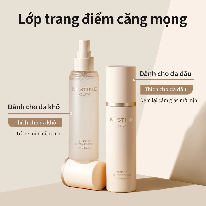 [MISTINE 🔥] Xịt khoá nền Mistine minisize 30ml hiệu quả lì mịn