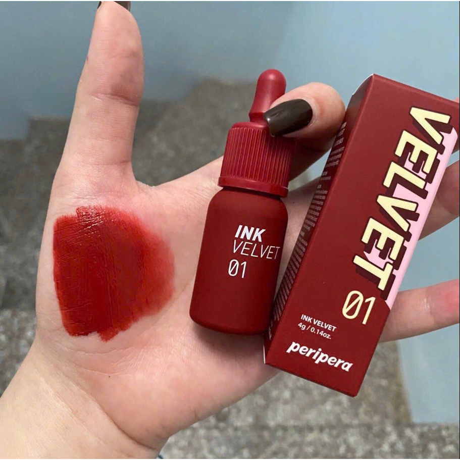 Son Ink 01 Đỏ Nâu Tôn Da, Son Kem Lỳ Ink  01 Good Brick - Đỏ Nâu