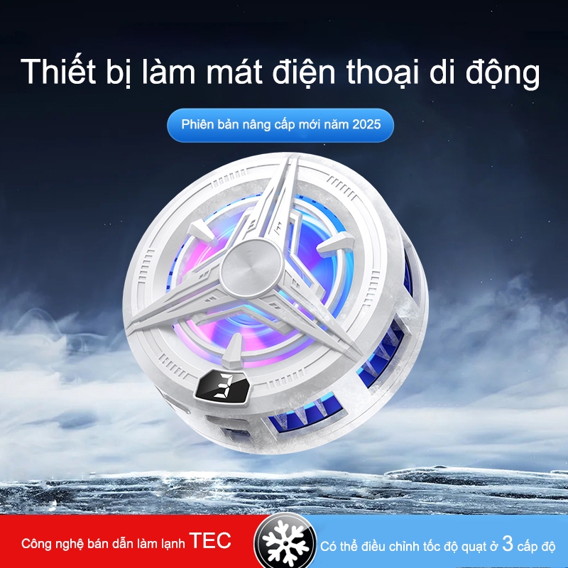 Quạt Tản Nhiệt Điện Thoại T2 - Hút Nam Châm, Làm Lạnh Bán Dẫn Siêu Tốc, Cooler…