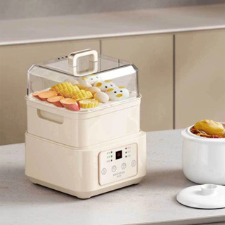 Nồi Hấp Điện Đa Năng, 7 Chức Năng, Hấp Trên Nấu Dưới, Hẹn Giờ 24h, Giữ Ấm, Tự Ngắt Khi Hết Nước