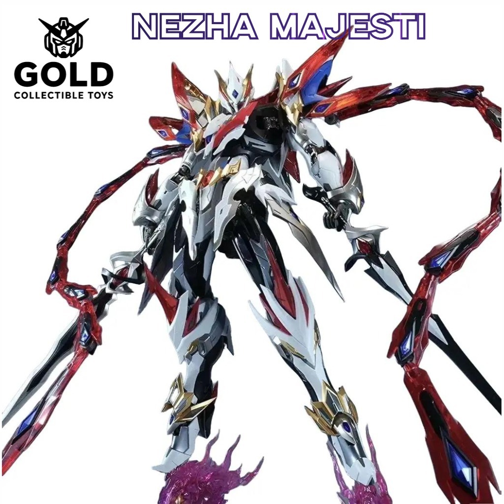 Mô Hình Gundam Motor Nuclear Na Tra Màu Uy Vũ Khung Hợp Kim Mô Hình Lắp Ráp Mecha Figure Có Khớp