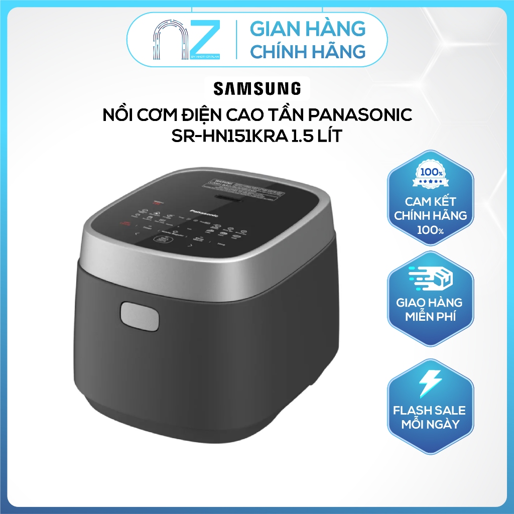 Nồi Cơm Điện Cao Tần Panasonic SR-HN151KRA 1.5 Lít - Nguyên Seal