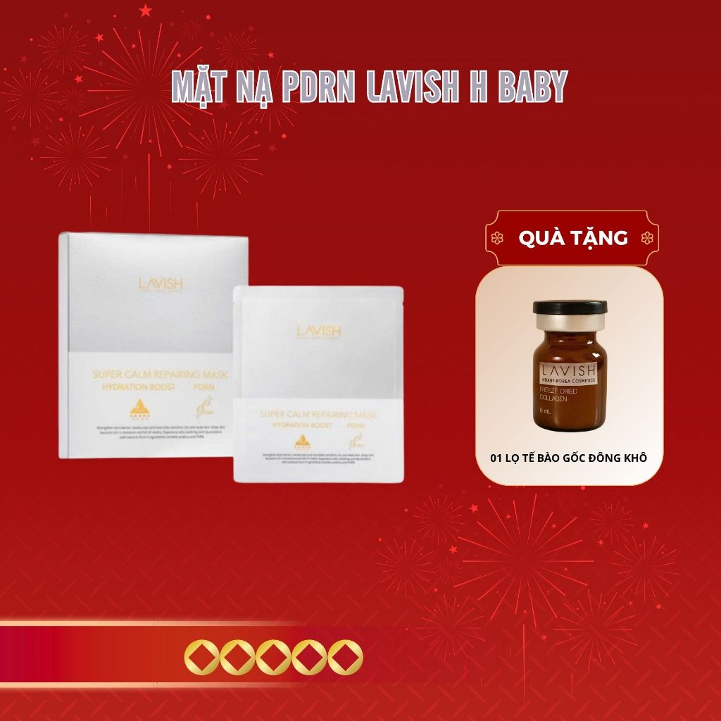Mặt nạ siêu dưỡng chất Lavish H Baby Super Calm Repairing Mask PDRN