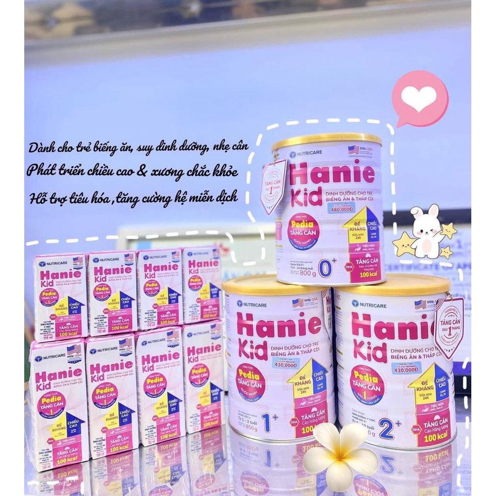 Sữa bột Hanie kid