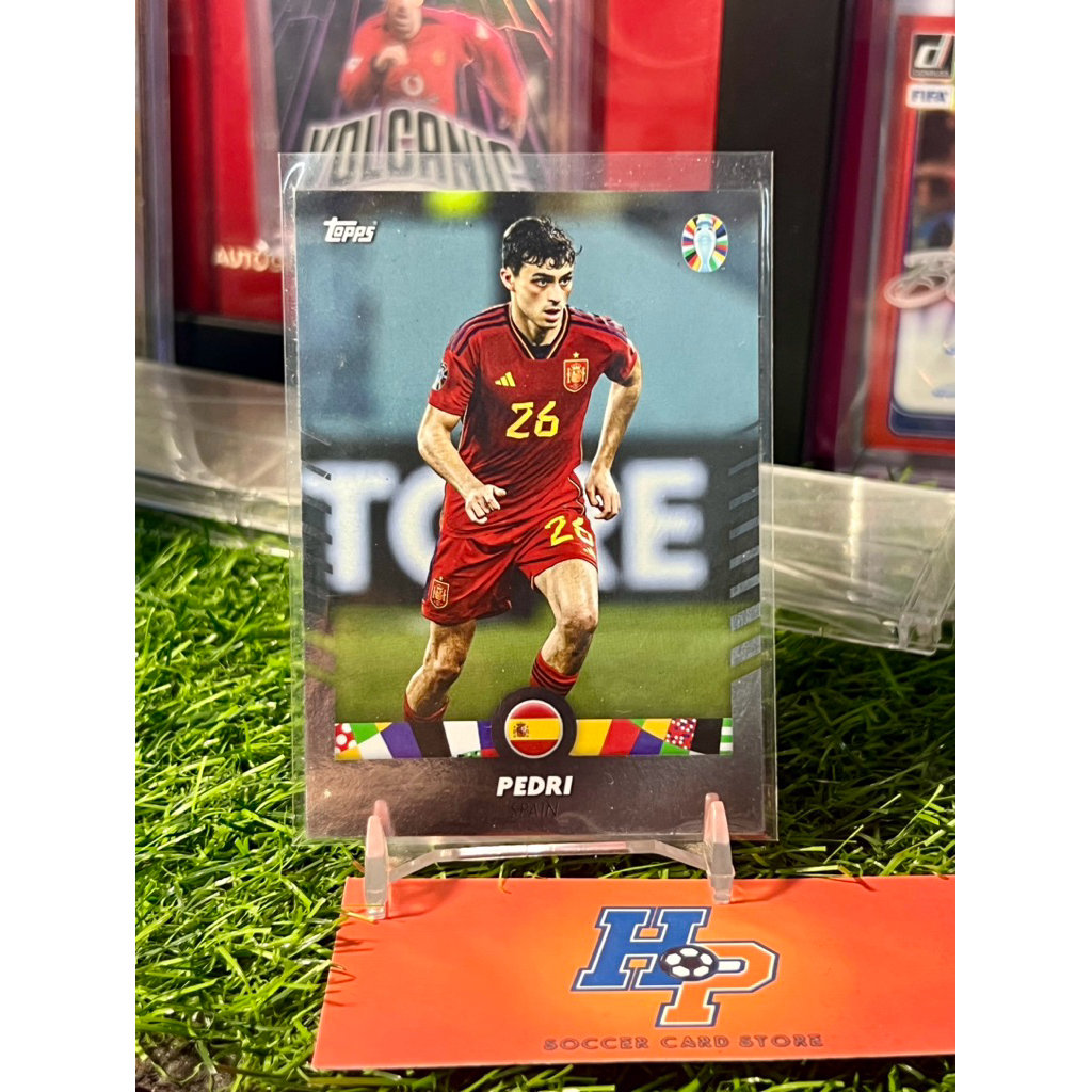 Thẻ bóng đá Pedri Topps Jose Mourinho Eur0 2024