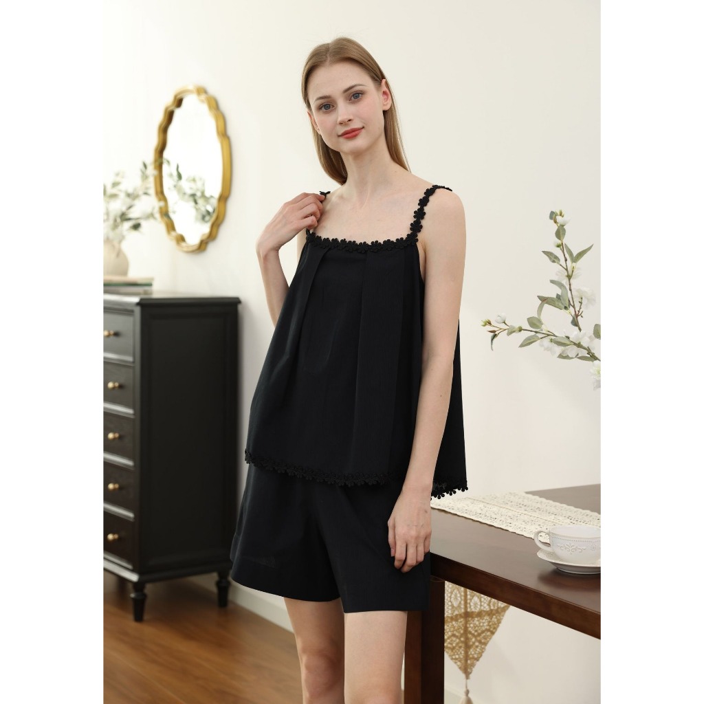 After Bath - Bộ Cotton Mặc Nhà Juliette Lace Set - CA022