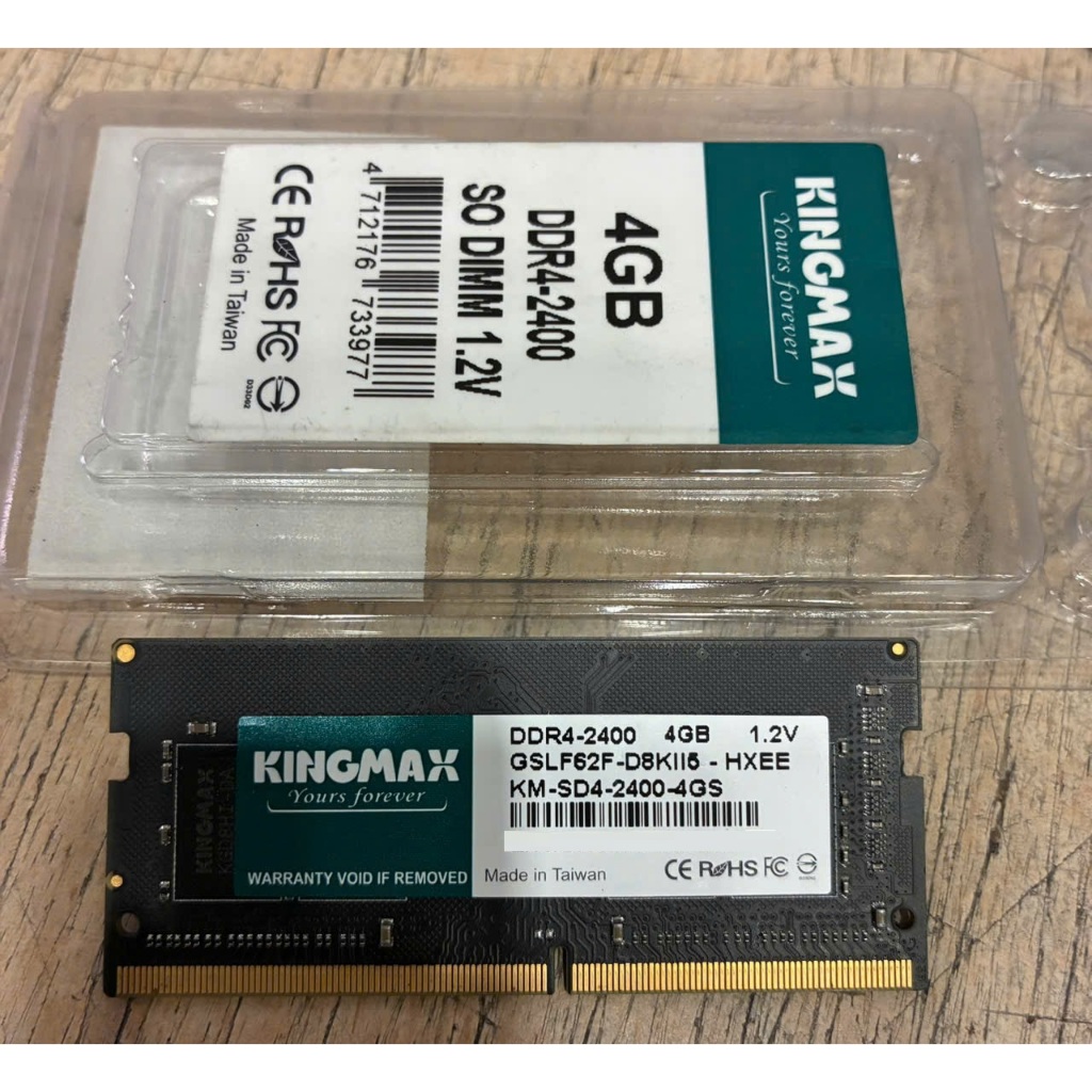 Bộ nhớ Ram Laptop 4GB DDRAM 4 ( BUS 2400/ 2666Mhz)  Kingmax