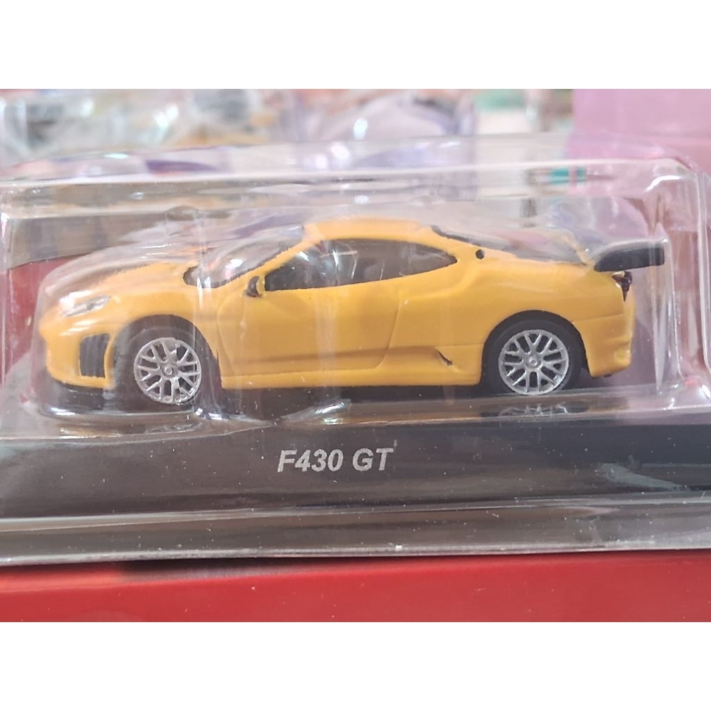 KYOSHO 1/64 - FERRARI F430 GT MÀU VÀNG SERIES 10
