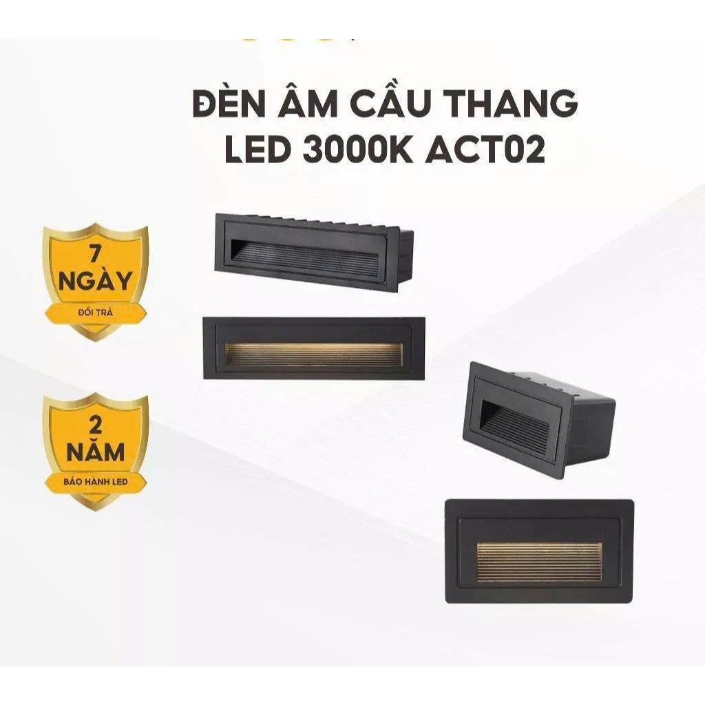Đèn Âm Cầu Thang ACT02 355 Decor Lighting Sang Trọng Hiện Đại