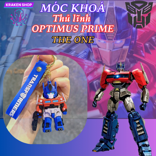OPTIMUS PRIME CHIBI - Móc Khóa Silicon Transformers Optimus Prime Siêu Bền, Sang Trọng Có Dây Đeo