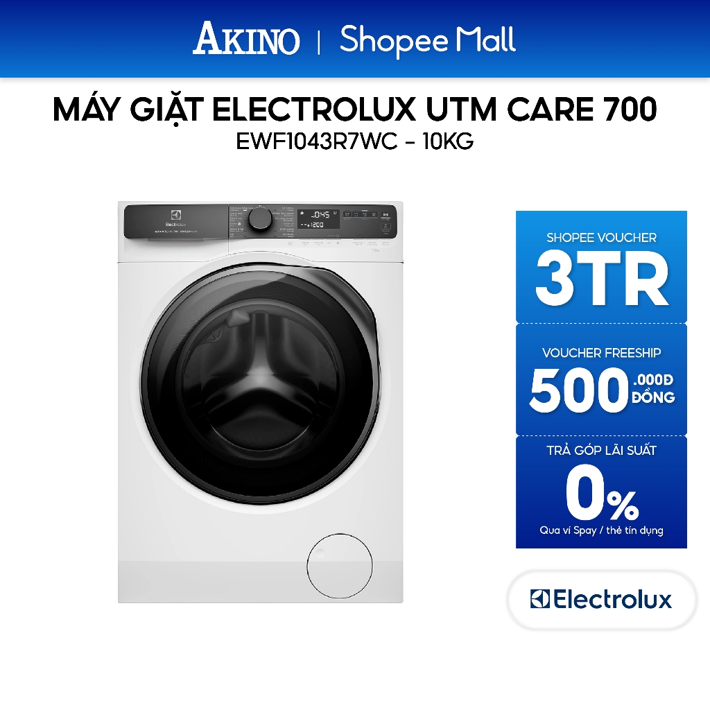 EWF1043R7WC | Máy giặt Lồng Ngang Electrolux UltimateCare 700 Inverter 10 kg EWF1043R7WC - Bảo hành 